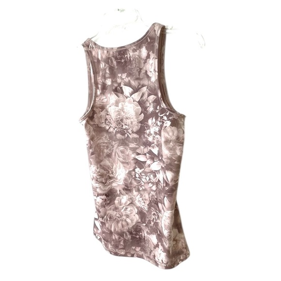 Athleta Floral Light Vintage Rose Workout Athletic Tank - SZ S - Picture 3 of 7